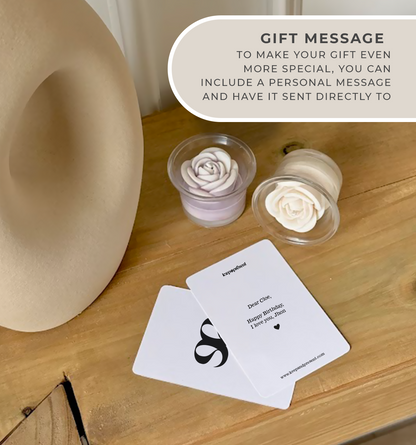 Candle Flower Tea Lights Glass - Luxury box, Ready to Gift
